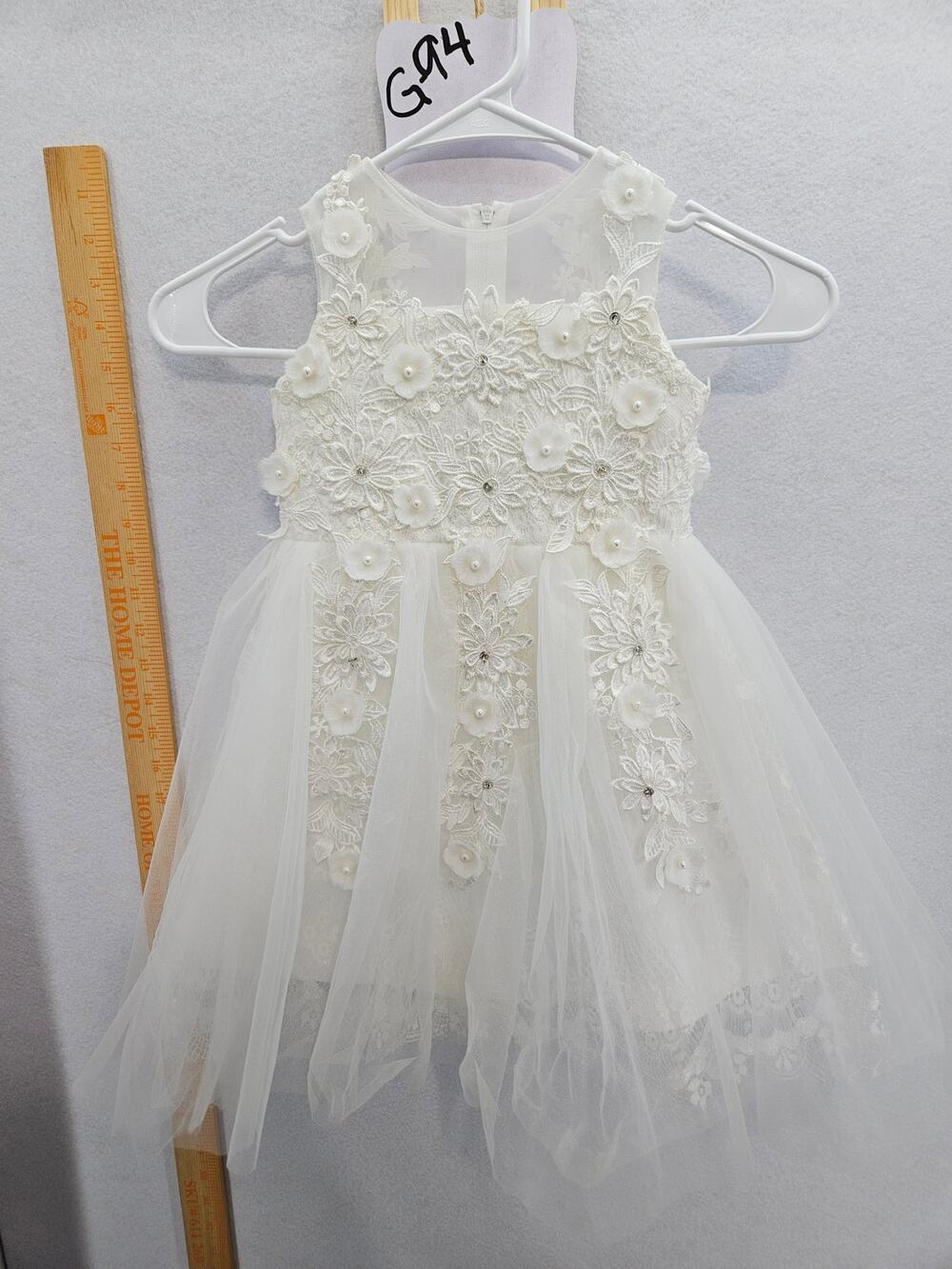 Flower girl dress, size 4T